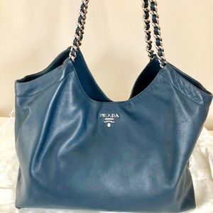 Chain Link Leather Prada Tote - Baltico